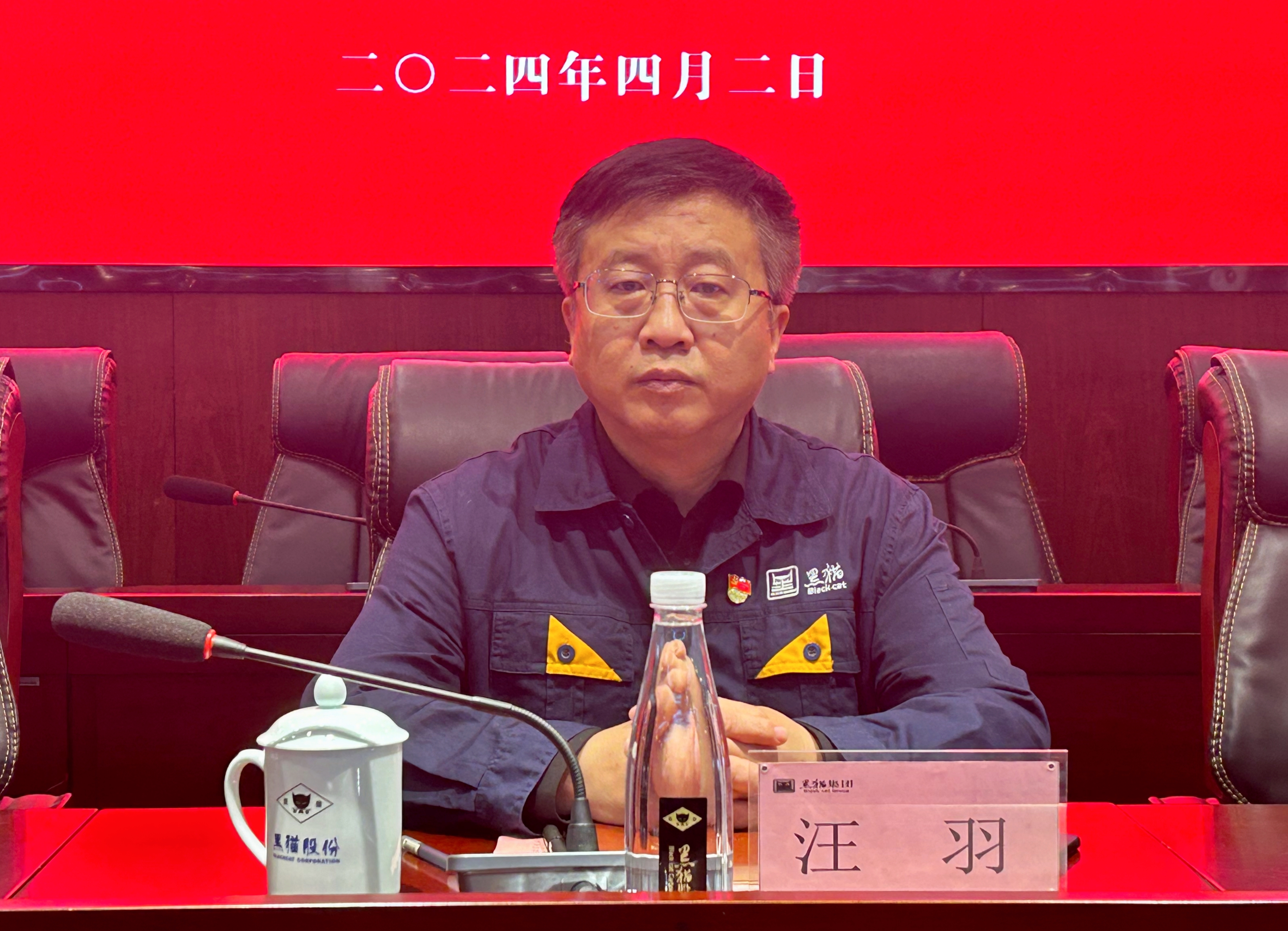 2 黑貓集團黨委書記、董事長汪羽作講話.jpg